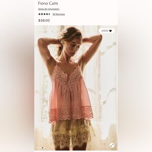 Free People Fiona Cami XL